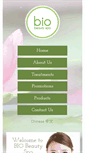 Mobile Screenshot of biobeautyspa.com
